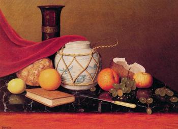 威廉 邁尅爾 哈尼特 Still life with Ginger Jar